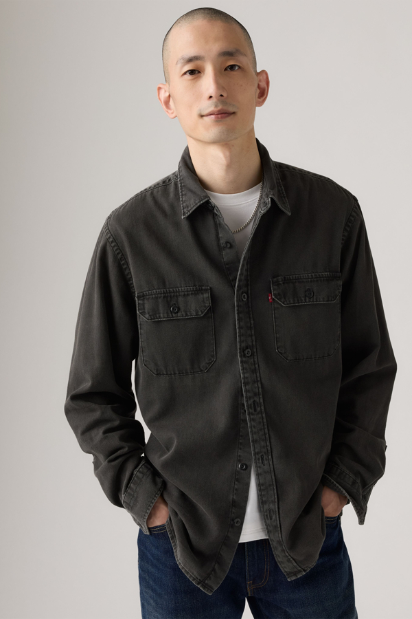 Sobrecamisa Jackson Worker - Hombre - 2XL - Negro / Cosmo Washed Black