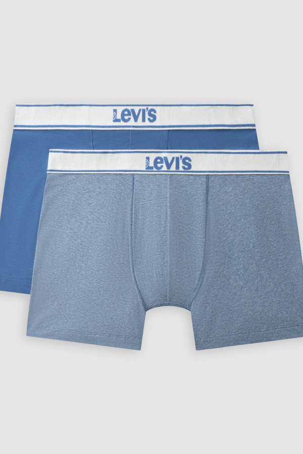 Levi's Vintage Boxer Brief 2 pack - Hombre - L - Azul / Blue Combo
