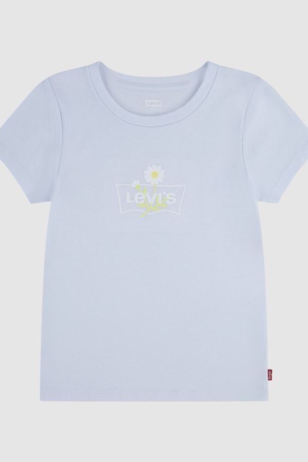 Kids Daisy Batwing Tee - Chicas - 6A - Azul / Country Air