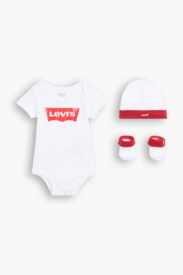 Clásico para bebés Batwing (paquete de 3) - Hombre - 12M - Blanco / White