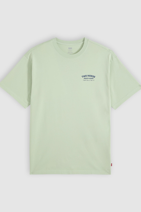 Camiseta estampada Vintage Fit - Hombre - 2XS - Verde / Two Horse Aquatic Lounge Cameo Green