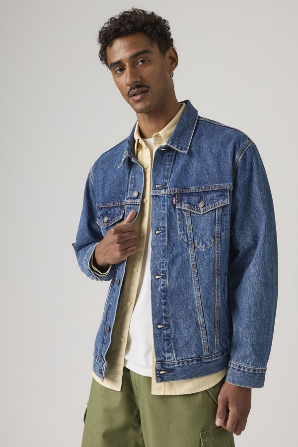 Relaxed Type III Trucker Jacket - Hombre - L - Azul / Million Dollar T