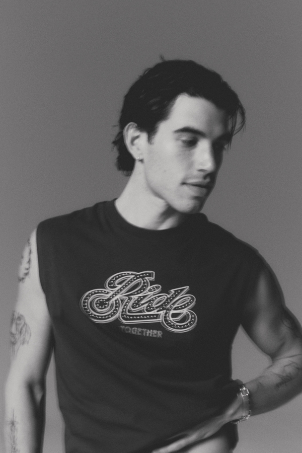 Camiseta sin mangas Cropped Muscle - Hombre - 2XL - Negro / Ride Together Dark Phantom