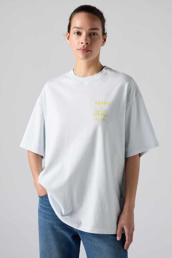 Camiseta corta estampada Stack - Mujer - XL - Azul / Country Air