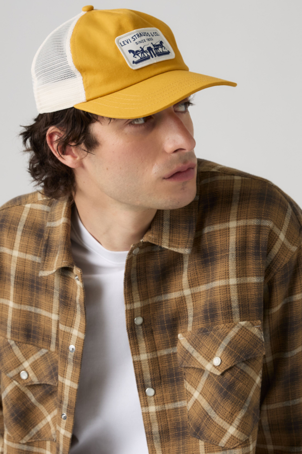 Presidio Trucker Cap - Hombre - One Size - Amarillo / Cool Yellow