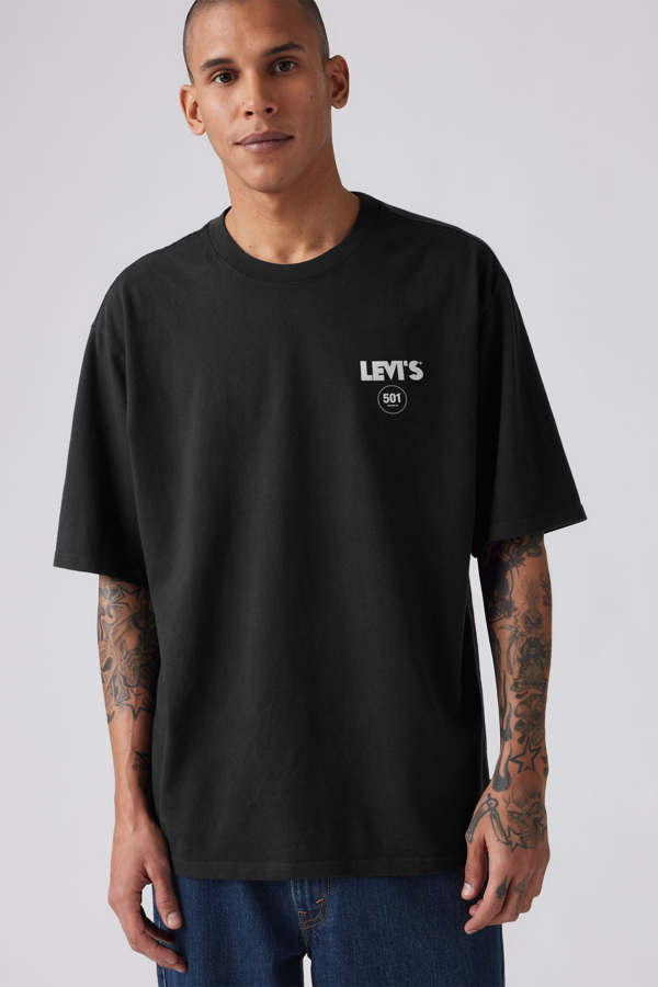 Camiseta de media manga - Hombre - S - Negro / Jet Black