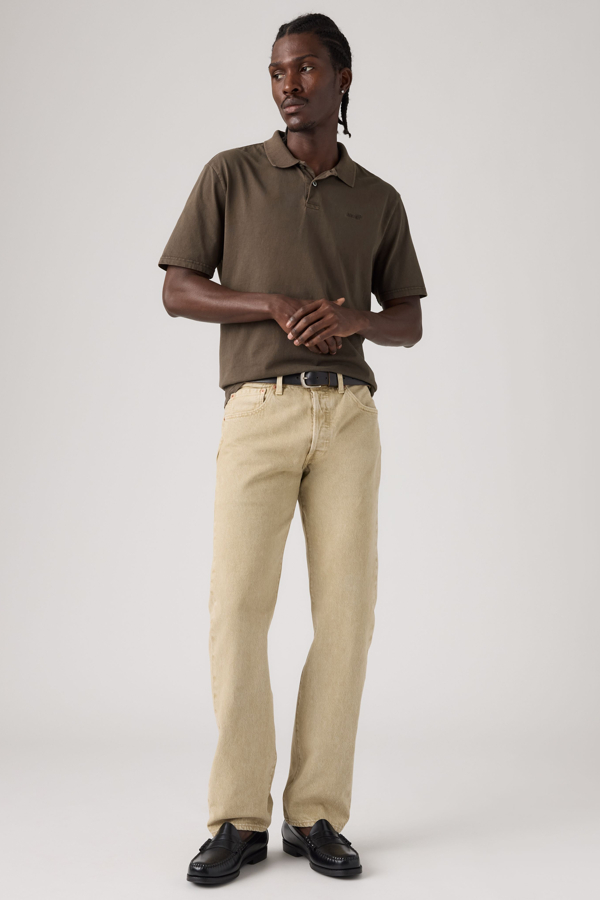 Vaqueros 501 Original - Hombre - 28X32 - Crema / Yellow Sand Garment Dye