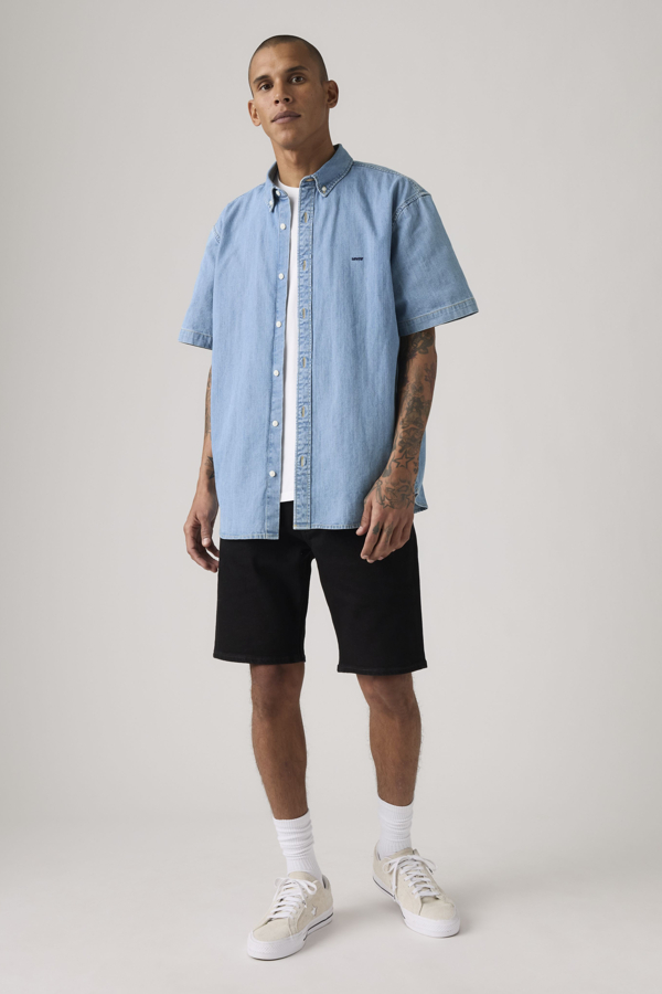 Shorts Levi's 405 Standard - Hombre - 28X10 - Negro / Black Rinse Levi'S Flex Short