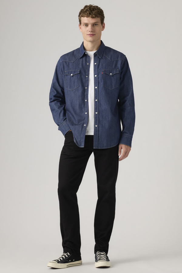 Vaqueros 502 Tapered - Hombre - 33X34 - Negro / Sta-Dark Black