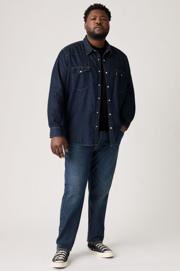 502 Taper Vaqueros (Big & Tall) - Hombre - 40X36 - Dark Wash / Do Yourself A Favor Advanced