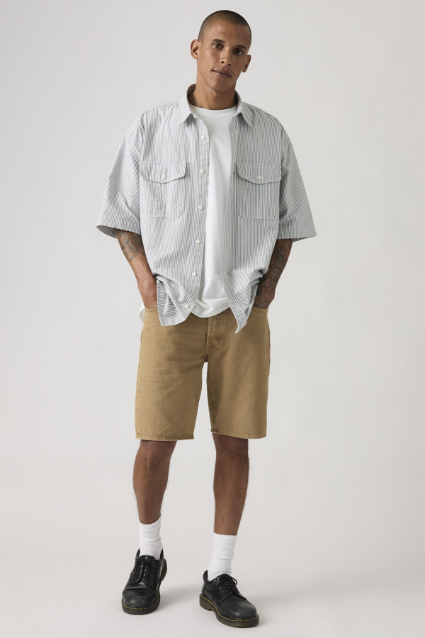 501 Original Shorts - Hombre - 36X9 - Crema / Cardboard Garment Dye