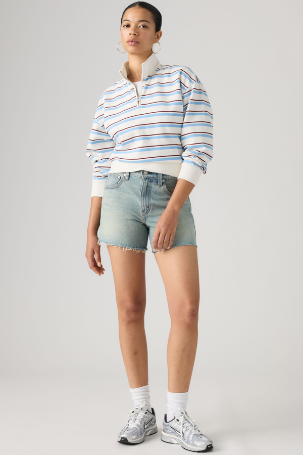 Shorts con cincha Mid Thigh - Mujer - 23 - Lavado medio / Time To Dust Short