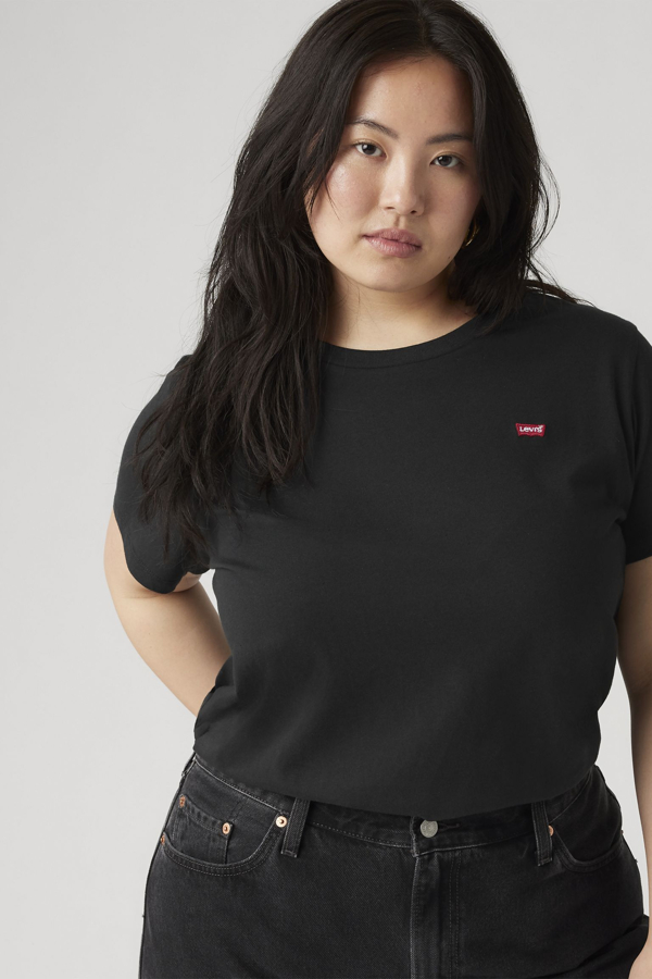 The Perfect Tee (talla grande) - Mujer - 1X - Negro / Mineral Black