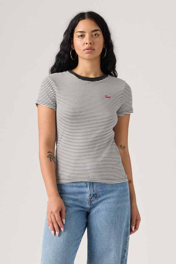 Camiseta Essential (paquete de 2) - Mujer - 2XS - Multicolor / White + & Annalise Stripe C96298