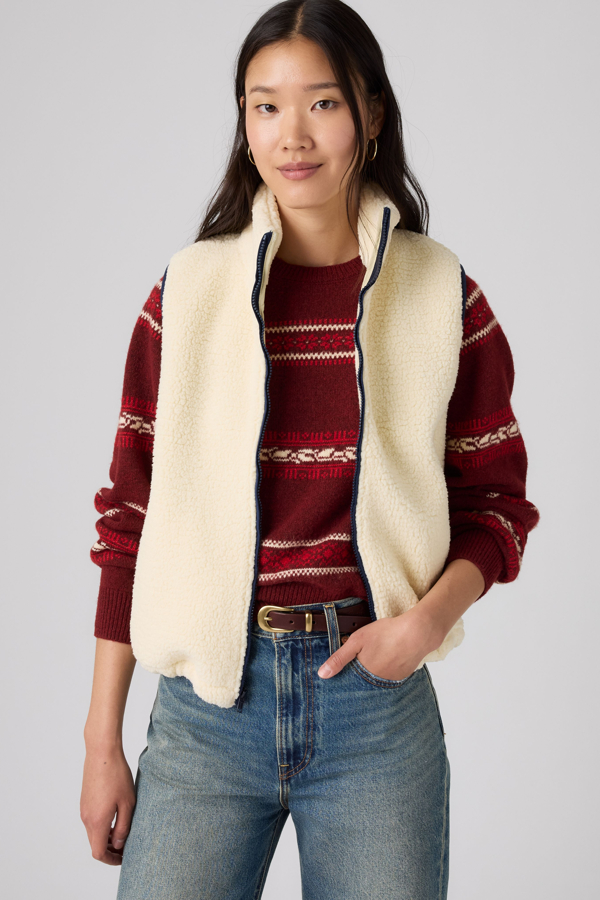 Morrison Sherpa Vest - Mujer - L - Neutral / Seedpearl
