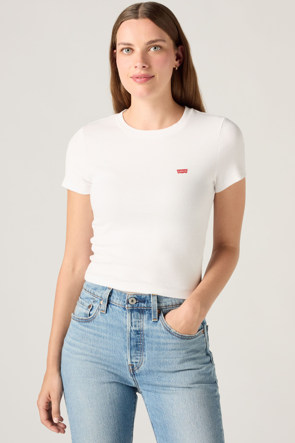 Camiseta Essential Sporty - Mujer - XL - Blanco / White + Cotton