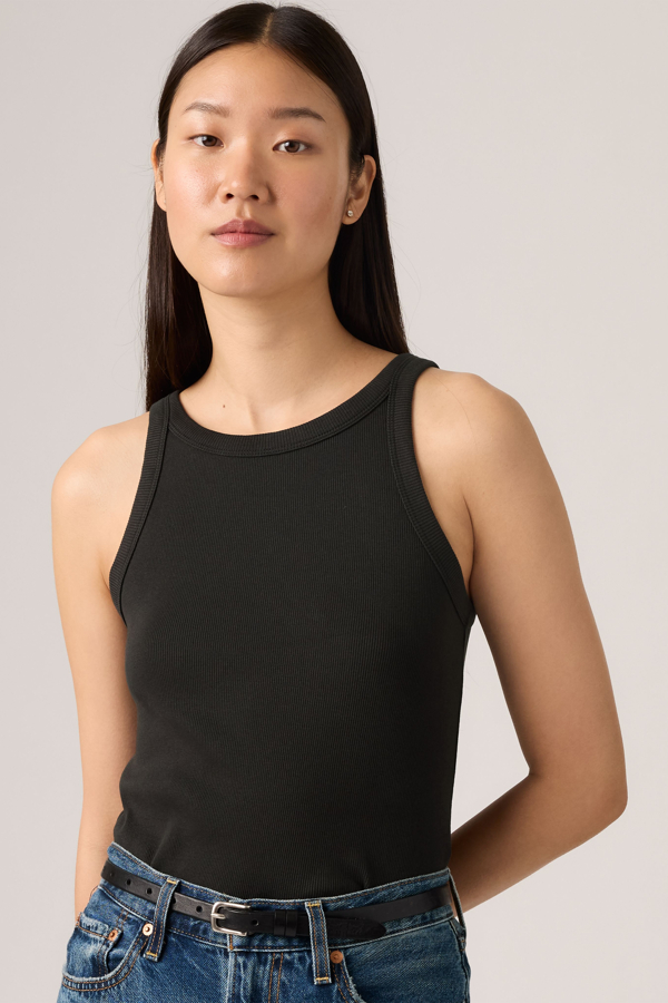 Camiseta sin mangas - Mujer - S - Negro / Caviar