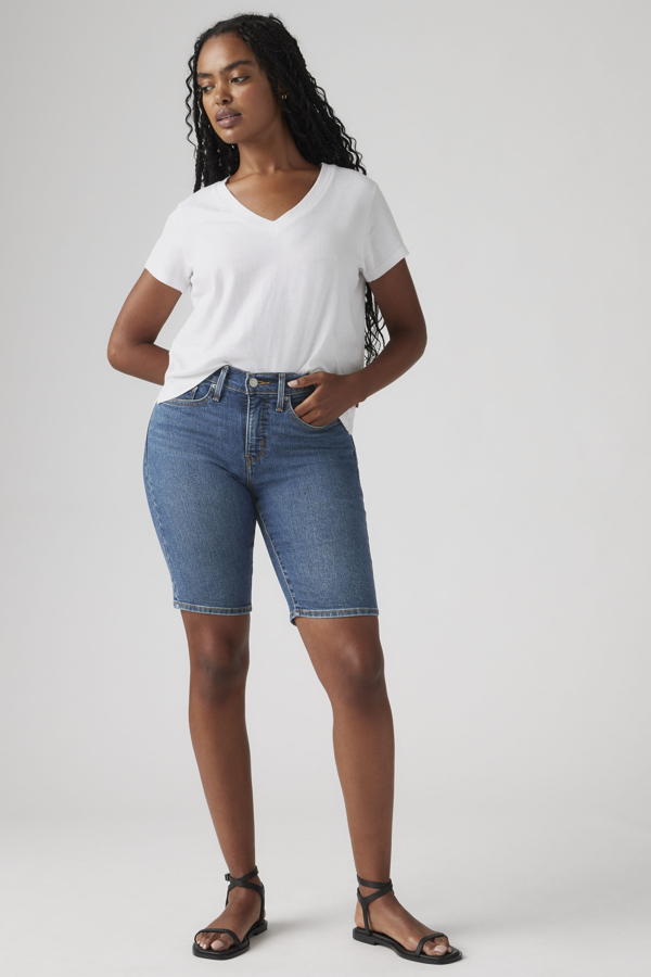 Shorts Shaping Bermuda - Mujer - 23 - Azul / Clever Girl Short