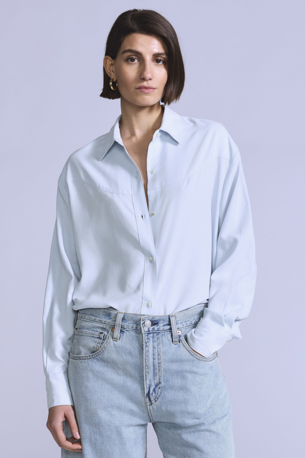 Silk Rider Shirt - Mujer - L - Azul / Silk Rider Navy Rinse