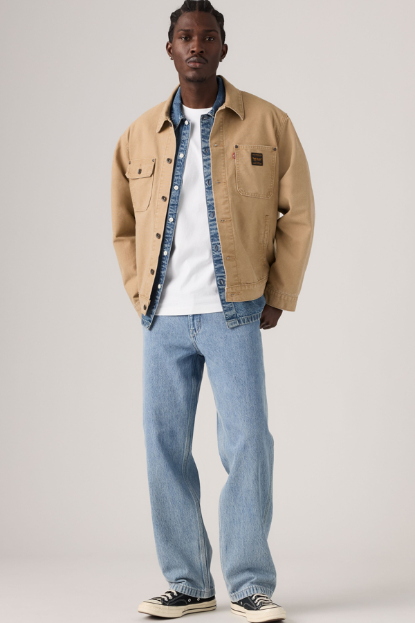 568 Loose Straight Carpenter Vaqueros - Hombre - 27X30 - Light Wash / Put In Work Denim