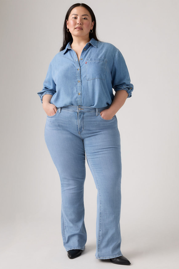 Vaqueros 315 moldeadores Bootcut (talla extragrande) - Mujer - 16M - Azul / Lapis Topic Plus