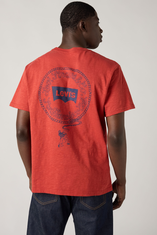 Camiseta de fit holgado - Hombre - 2XL - Rojo / Lasso Bossa Nova Body