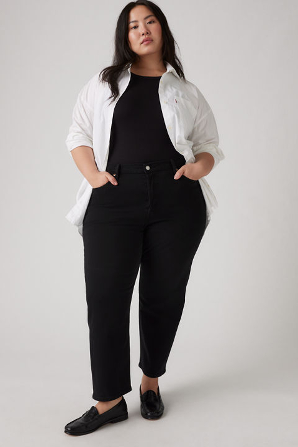 Vaqueros 501 Original (Plus) recortados - Mujer - 14 - Negro / Black Sprout