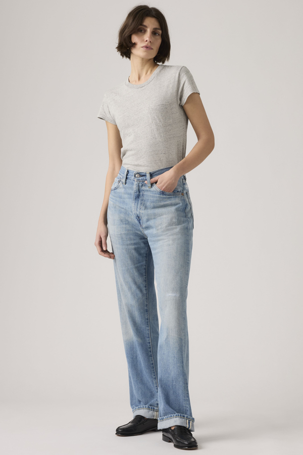 Vaqueros Levi's Vintage Clothing 1950's 701 - Mujer - 31X30 - Azul / Gallin