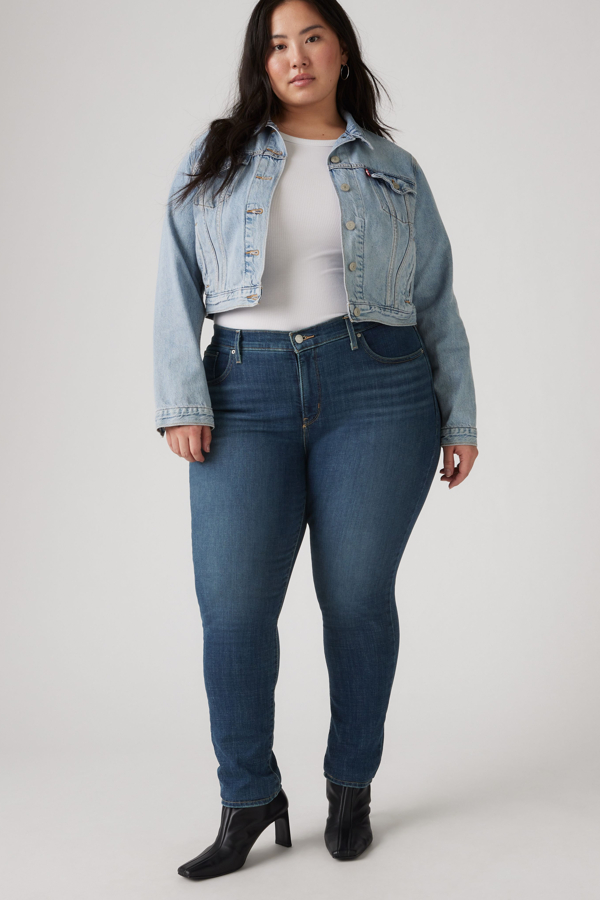 Vaqueros Skinny 311 Shaping (talla extragrande) - Mujer - 14L - Lavado oscuro / Lapis Maui Views Plus Splash