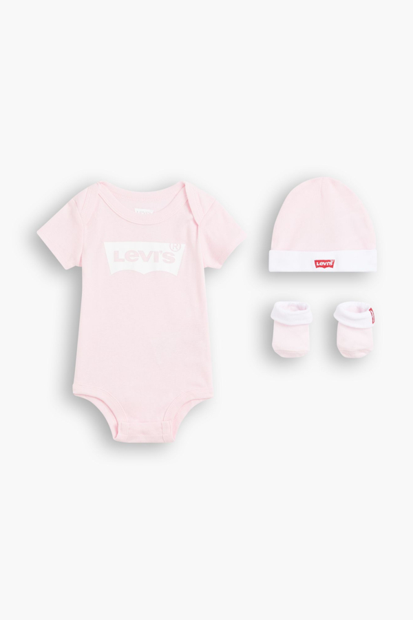 Conjunto de 3 piezas clásico para bebés Batwing - Mujer - 12M - Rosa / Fairy Tale