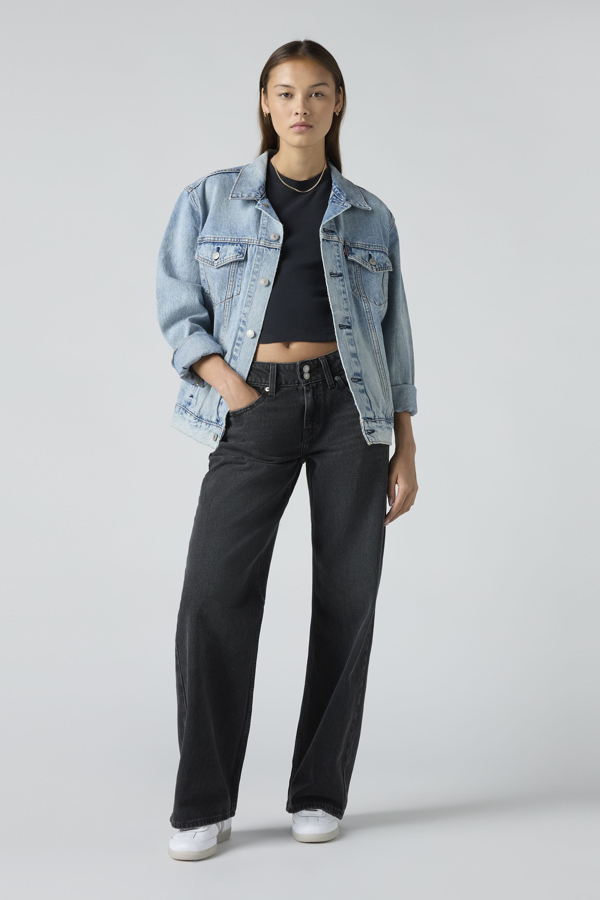 Vaqueros Superlow - Mujer - 34X32 - Negro / Mic Dropped