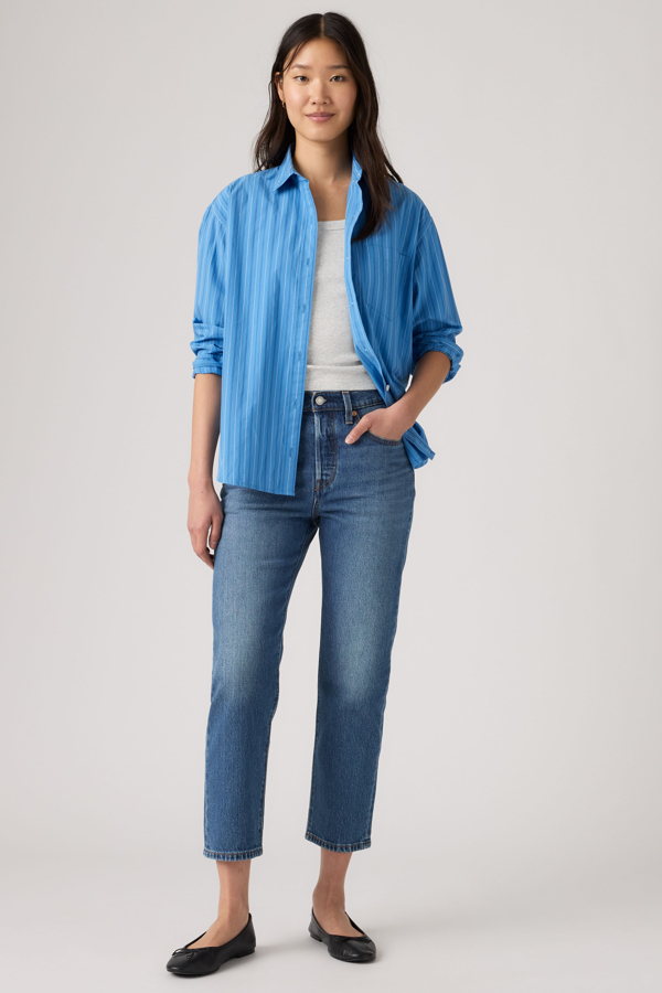 Vaqueros 501 Original Cropped - Mujer - 25X28 - Lavado medio / Array Away
