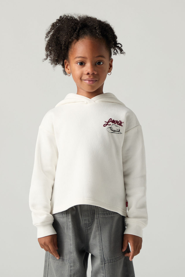 Sudadera con capucha Meet and Greet Western infantil - Chicas - 6A - Neutral / Gardenia