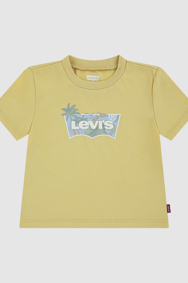 Baby High Tide Batwing Tee - Chicos - 9M - Amarillo / Raffia