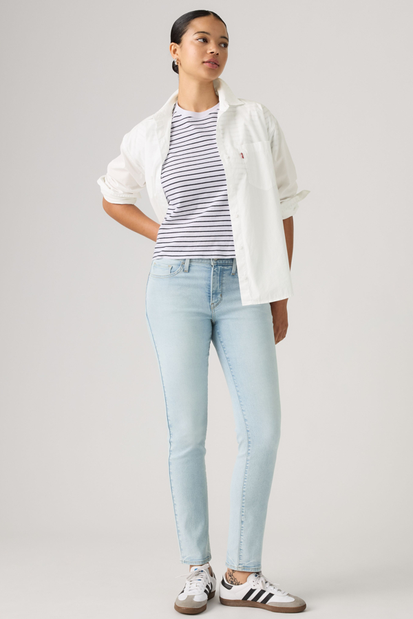 Vaqueros Slim 312 Shaping - Mujer - 24X30 - Lavado medio / Breathing Room