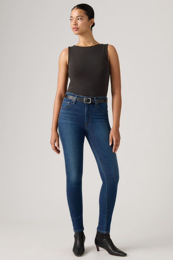 Vaqueros Skinny 721 de tiro alto - Mujer - 24X28 - Lavado oscuro / True Blue Dark