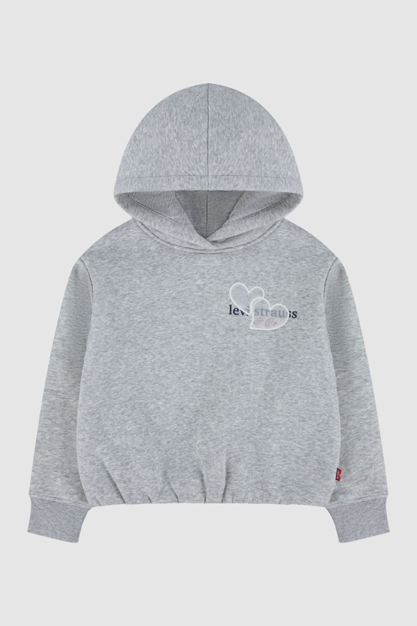 Kids Meet And Greet Bubble Hoodie - Girls - 4A - Grey / Light Gray Heather