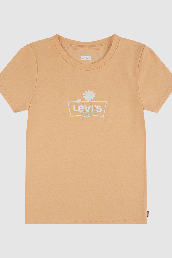 Kids Daisy Batwing Tee - Chicas - 2A - Naranja / Peach Cobbler
