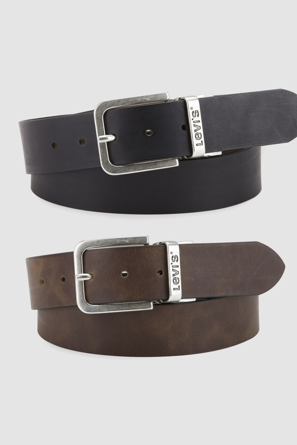 Cinturón reversible básico - Hombre - 100 - Marrón / Brown