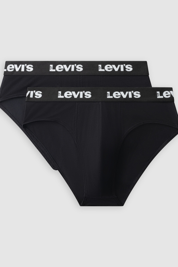Levi's Repeat Logo Brief 2 pack - Hombre - L - Negro / Black