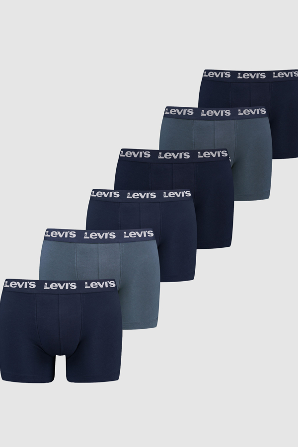 Levi's Repeat Logo Boxer Brief 6 pack - Hombre - S - Azul / Navy Combo