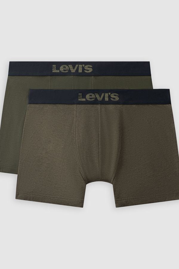 Levi's Opt III Boxer Brief 2 pack - Hombre - 2XL - Caqui / Khaki