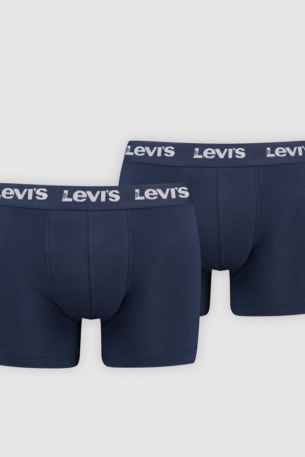 Bóxer básico de Levi's: paquete de 2 - Hombre - 2XL - Azul / Navy