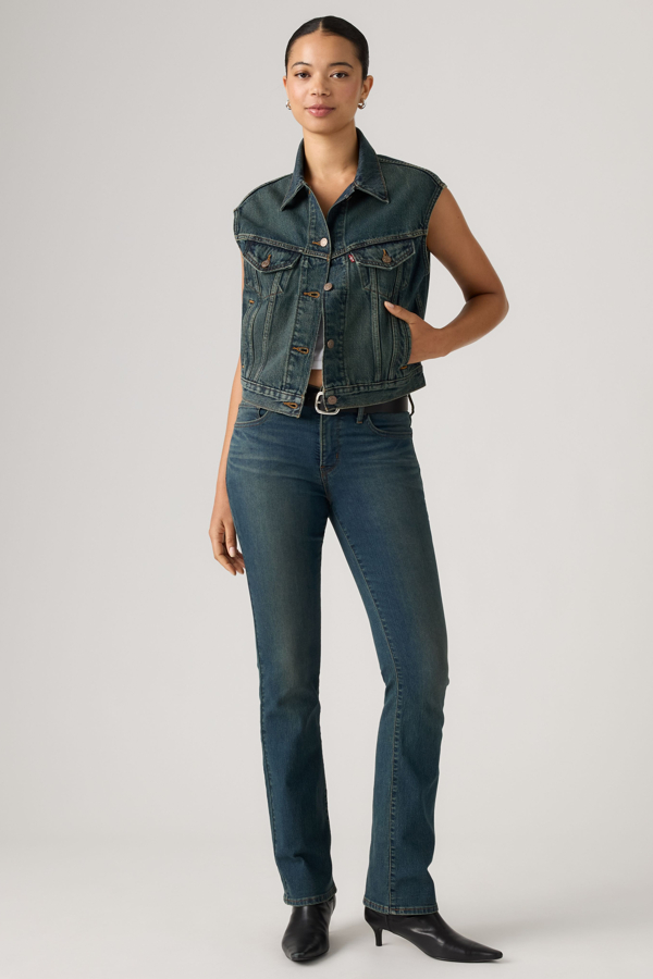 Vaqueros Bootcut 315 Shaping - Mujer - 25X30 - Verde / Cash Out Bfr