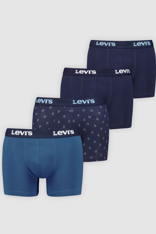 Calzoncillo bóxer Levi's: paquete de 4 - Hombre - M - Azul / Blue Combo