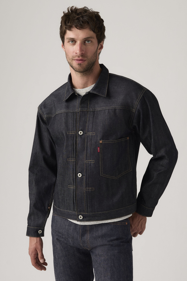 Trucker Jacket Levi's Vintage Clothing Wwii - Hombre - L - Azul / Lvc Wwii Rigid