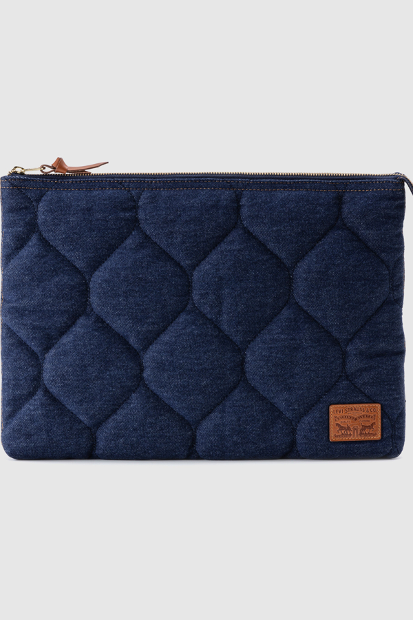 Estuche para el portátil en denim Levi's - Hombre - One Size - Azul / Denim