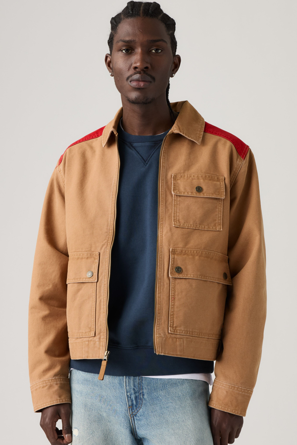 Newell Utility Jacket - Men - XL - Brown / Foxtrot Brown