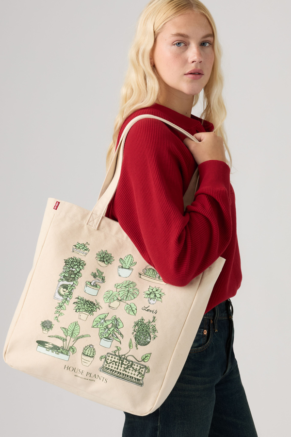 Levi's Everyday Graphic Tote - Mujer - One Size - Green / House Plants Green