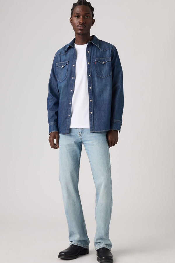 Vaqueros Bootcut 527 Slim - Hombre - 29X32 - Lavado medio / Here We Stop